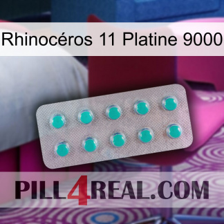 Rhinocéros 11 Platine 9000 28